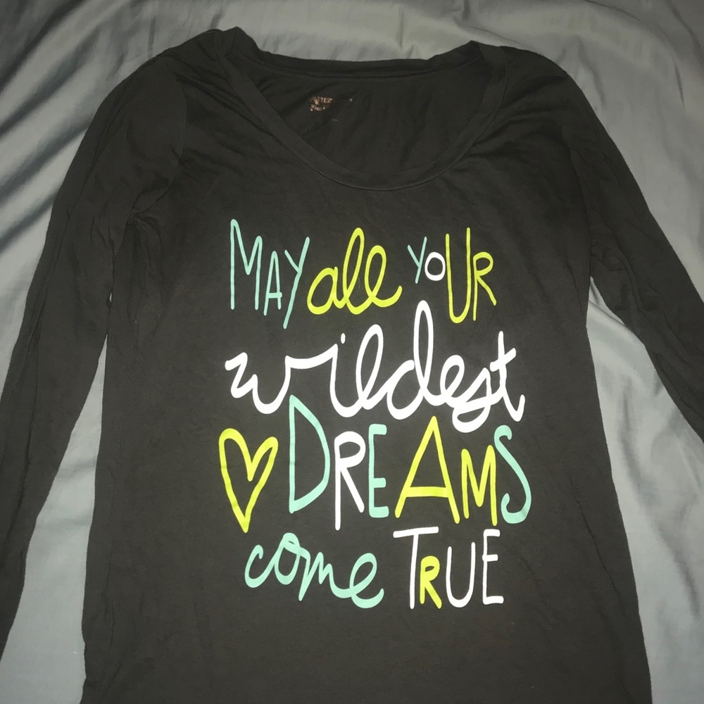 Long sleeve casual T-shirt